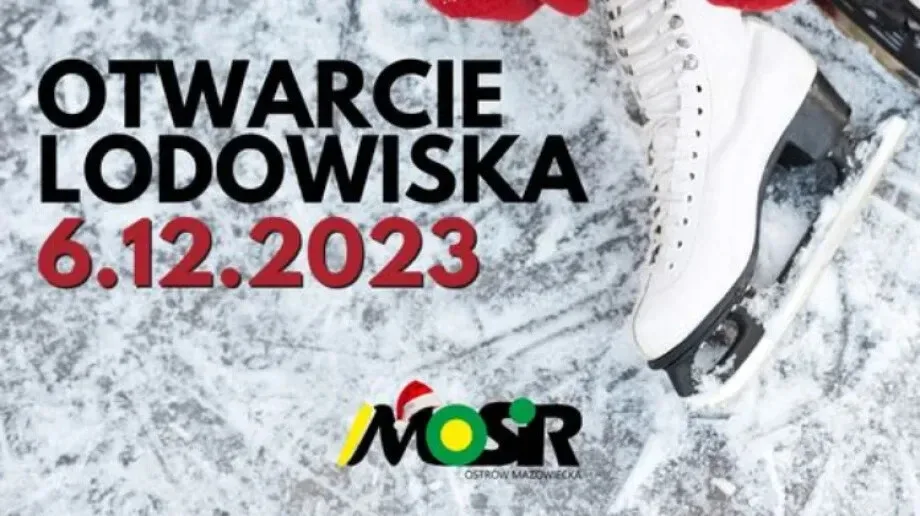 Mikołajki z lodem! MOSiR Ostrów Mazowiecka otwiera lodowisko
