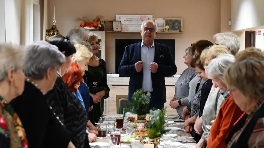 Spotkanie wigilijne w Klubie Seniora w Broku (zdjęcia)