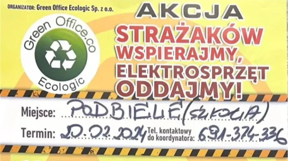Wesprzyj strażaków i oddaj elektrośmieci!
