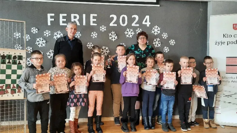 Zimowiska w Bibliotece Publicznej Gminy Andrzejewo (zdjęcia)