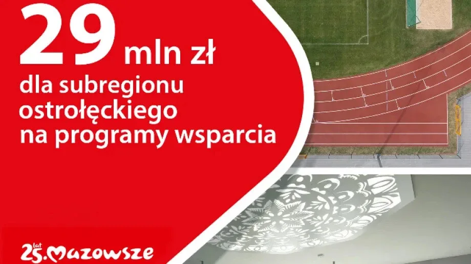 Ponad 29 mln zł dla subregionu ostrołęckiego