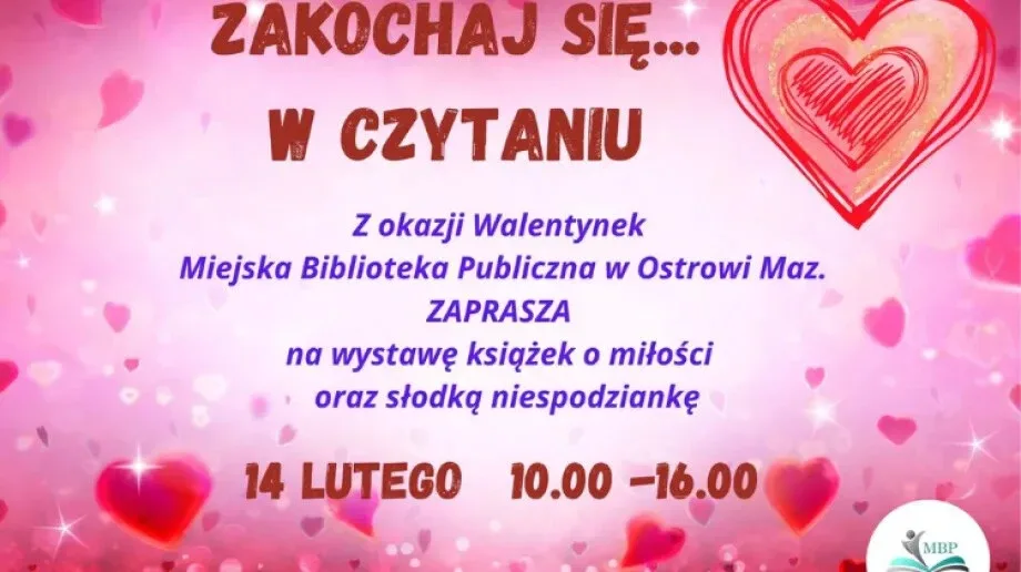 Przyjdź do biblioteki i zakochaj się w czytaniu