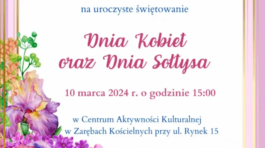 Dzień Kobiet oraz Dzień Sołtysa w Zarębach Kościelnych