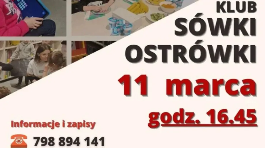 Kolejne spotkanie klubu Sówek Ostrówek