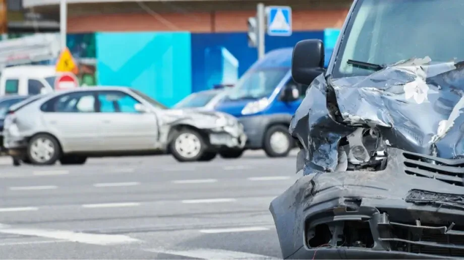 Kierowca volkswagena po zderzeniu trafił do szpitala!