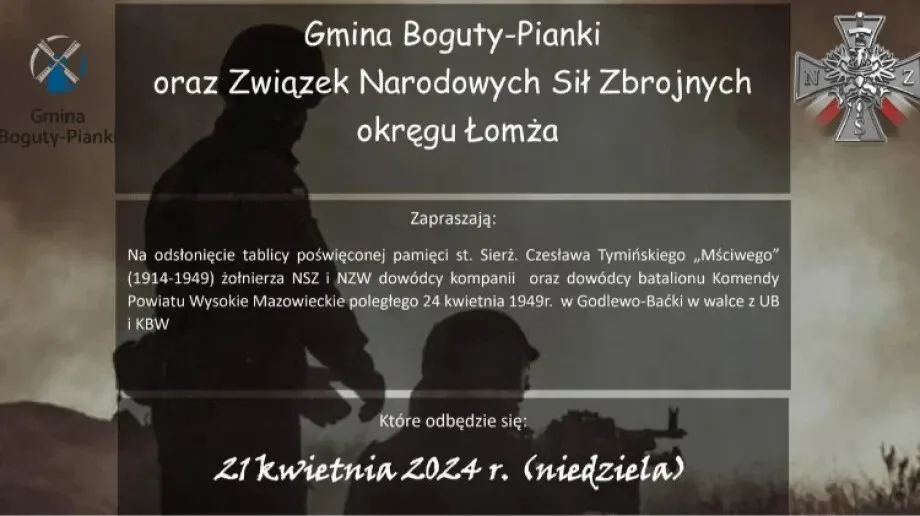 Uroczystość poświęcona pamięci św. Sierżanta Tymińskiego już jutro