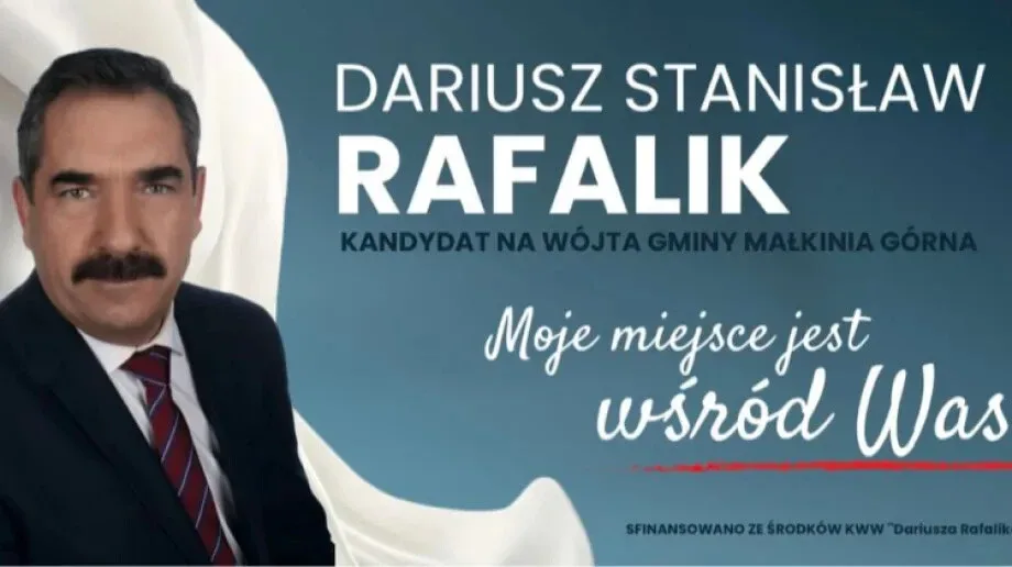 Ponad 63 procentowe poparcie dla Dariusza Rafalika
