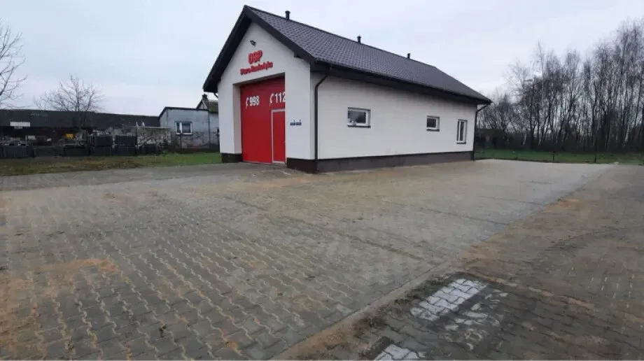 Utwardzenie terenu wokół garażu OSP w Starej Ruskołęce
