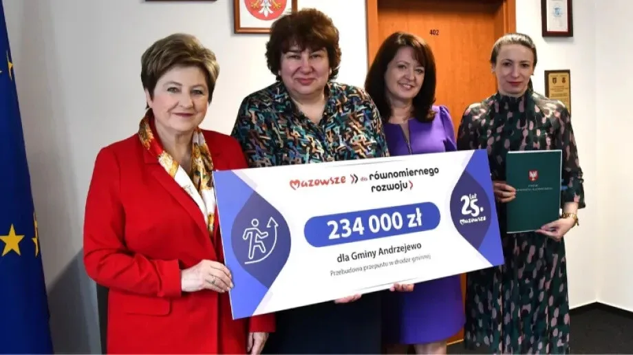 Inwestycja w infrastrukturę gminy Andrzejewo