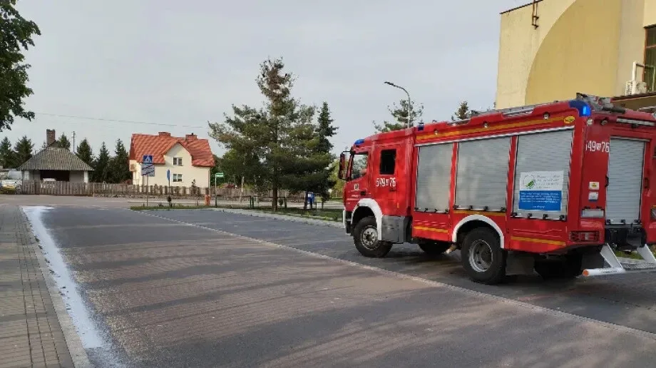 Strażacy z miejscowości Zaręby Kościelne w akcji!