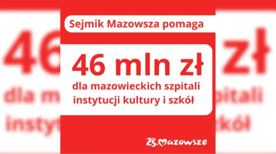 Radni województwa przyznali blisko 46 mln zł szpitalom, instytucjom kultury i szkołom