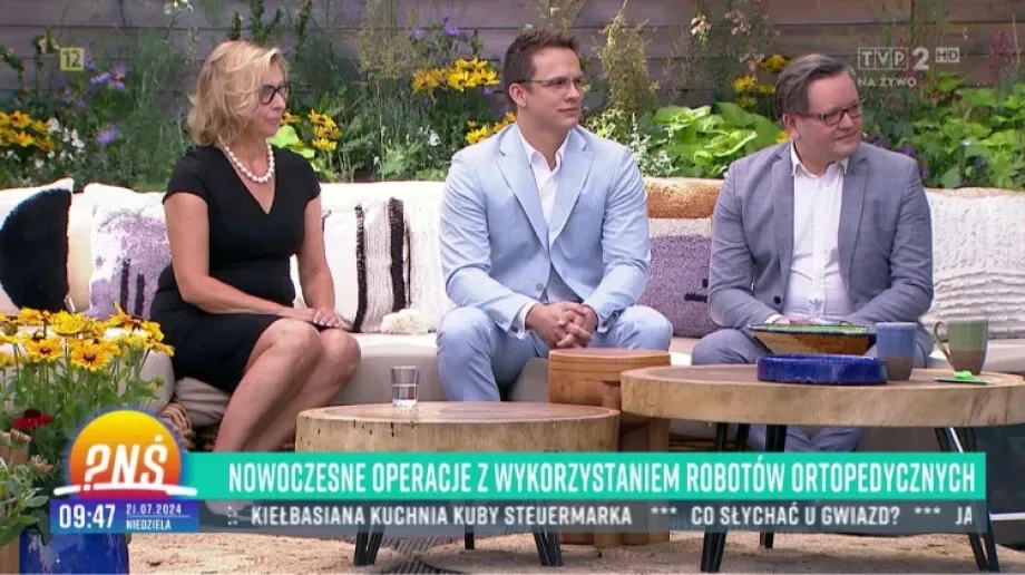 O operacjach w ostrowskim szpitalu w telewizji śniadaniowej