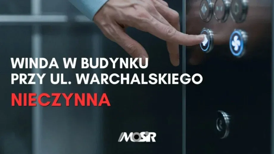 Winda nie działa. Będzie nowa