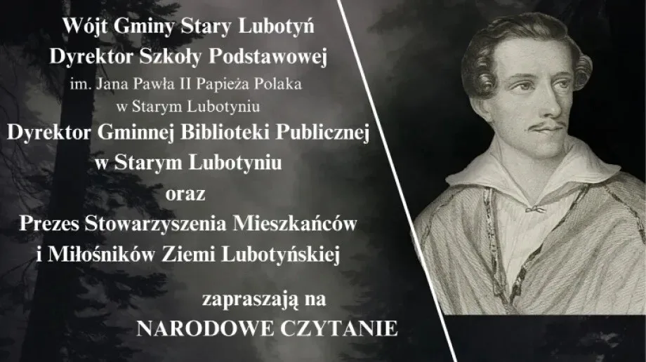 Wspólne czytanie 'Kordiana' w Starym Lubotyniu już wkrótce!