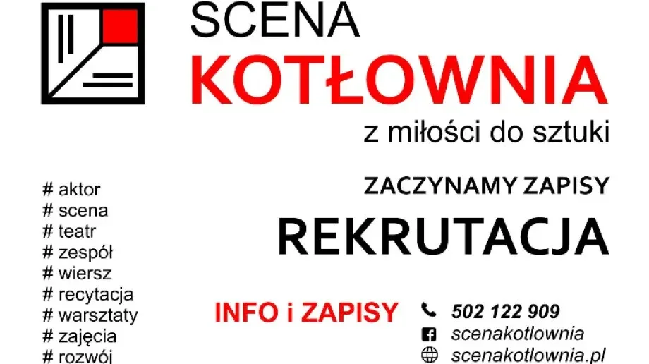 Scena Kotłownia otwiera zapisy do zespołu teatralnego!