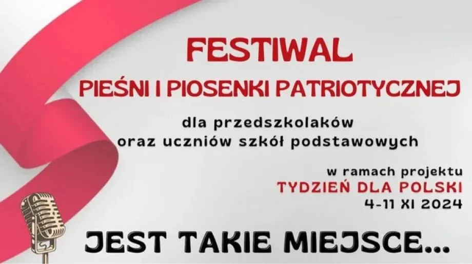 Muzyczne święto patriotyzmu. Festiwal Pieśni 'Jest takie miejsce...'