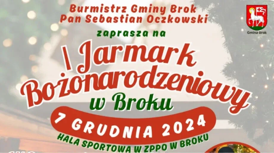 Gmina Brok w świątecznym klimacie. Zapowiedź wyjątkowego jarmarku