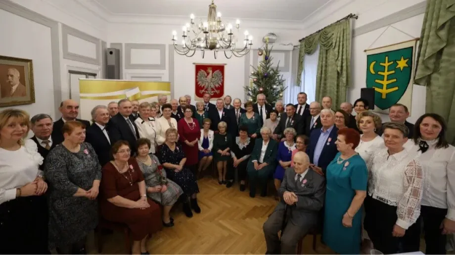 Uroczystość Złotych Godów w Ostrowi Mazowieckiej. Wyróżniono małżeństwa