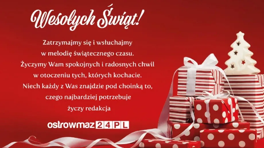 Życzenia świąteczne od redakcji OstrowMaz24.pl