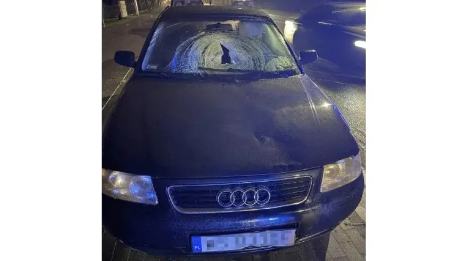 Tragedia na przejściu dla pieszych w Ostrowi Mazowieckiej (zdjęcia)