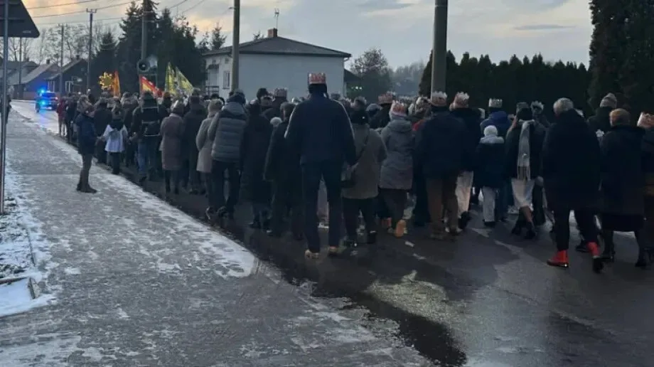 Orszak Trzech Króli przeszedł ulicami Prostyni