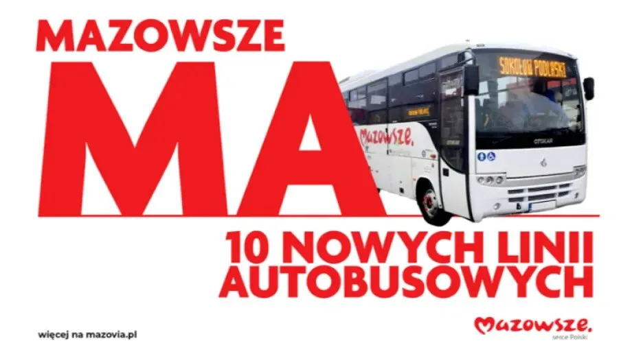 Mazowsze ma nowe linie autobusowe