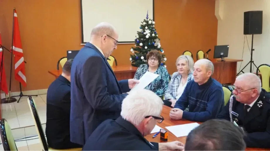 Ważne decyzje i plany na przyszłość. Posiedzenie Zarządu Oddziału Gminnego ZOSP RP w Andrzejewie