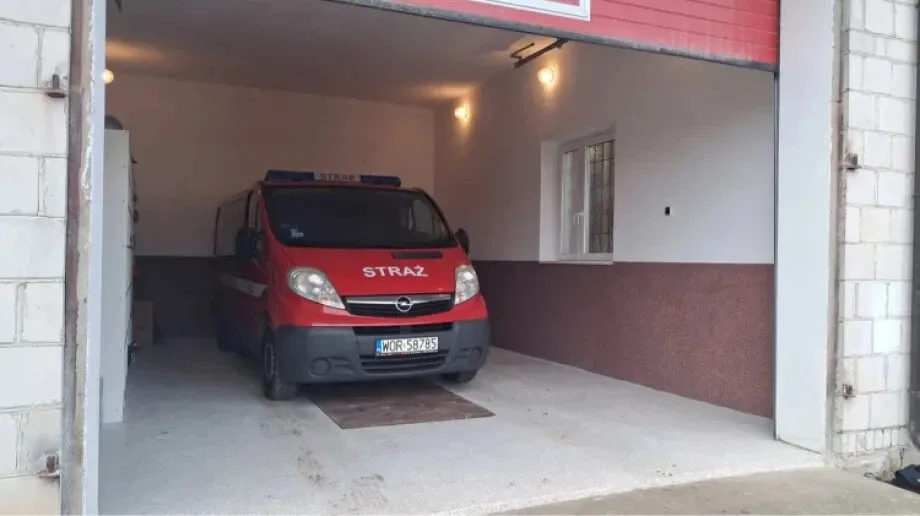 Zakończenie remontu garażu OSP w Przeździecko-Jachach