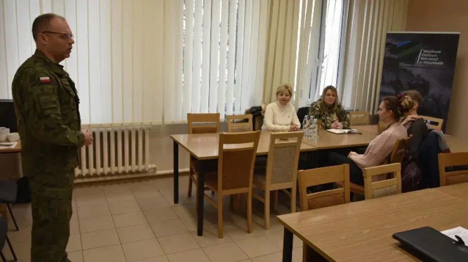 Szkolenie przed kwalifikacją wojskową w powiecie ostrowskim