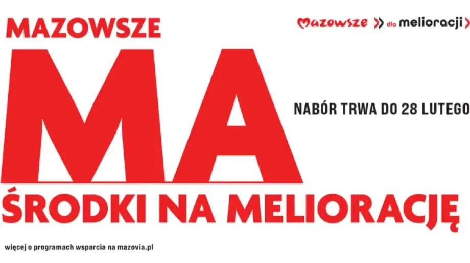 Mazowsze ma pieniądze na melioracje
