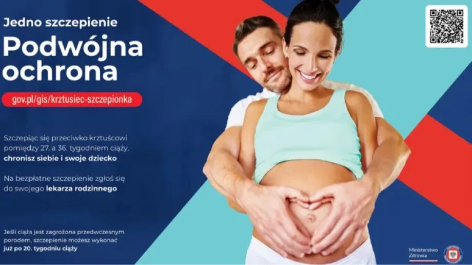 Bezpłatne szczepienia przeciw krztuścowi dla kobiet w ciąży