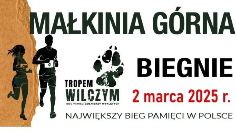 Małkinia Górna biegnie Tropem Wilczym