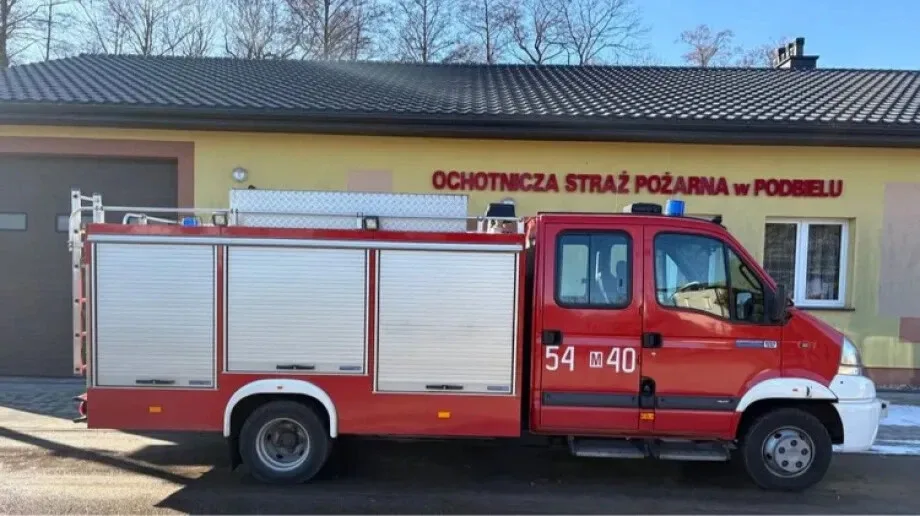 Nowy wóz strażacki w OSP Podbiele