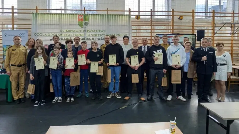 Eliminacje powiatowe Ogólnopolskiego Turnieju Wiedzy Pożarniczej w Ostrowi Mazowieckiej (zdjęcia)