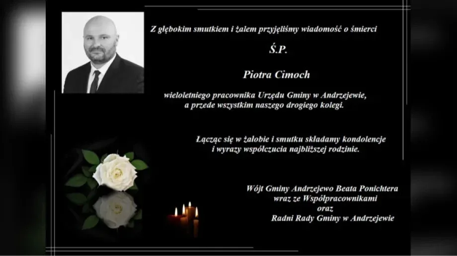 Do wieczności odszedł Piotr Cimoch