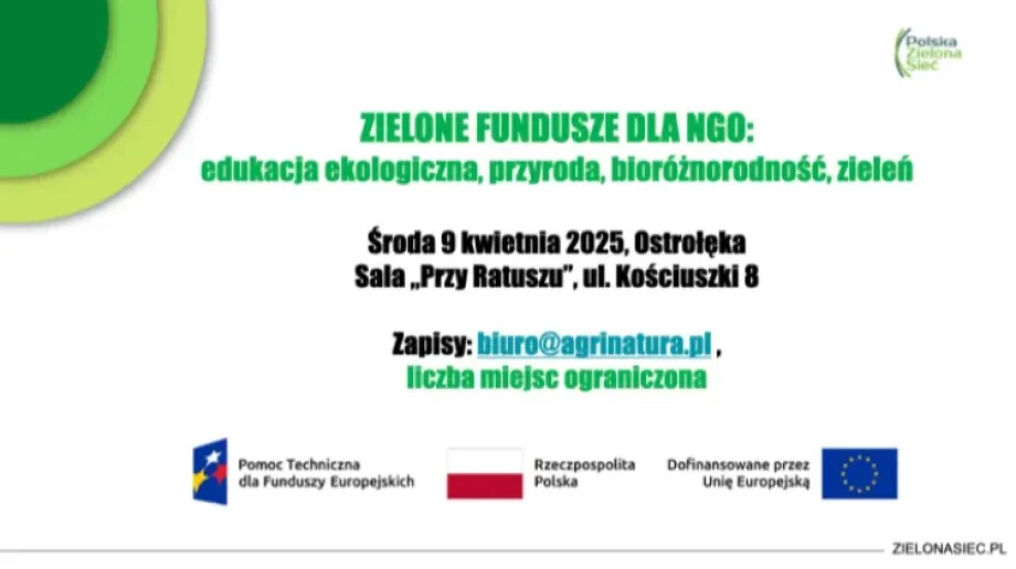 Jak zdobyć fundusze na ekologię? Spotkanie w Ostrołęce