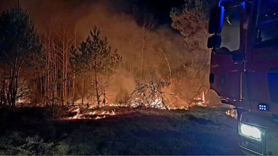 Aż dwa pożary w ciągu jednej nocy (zdjęcia)