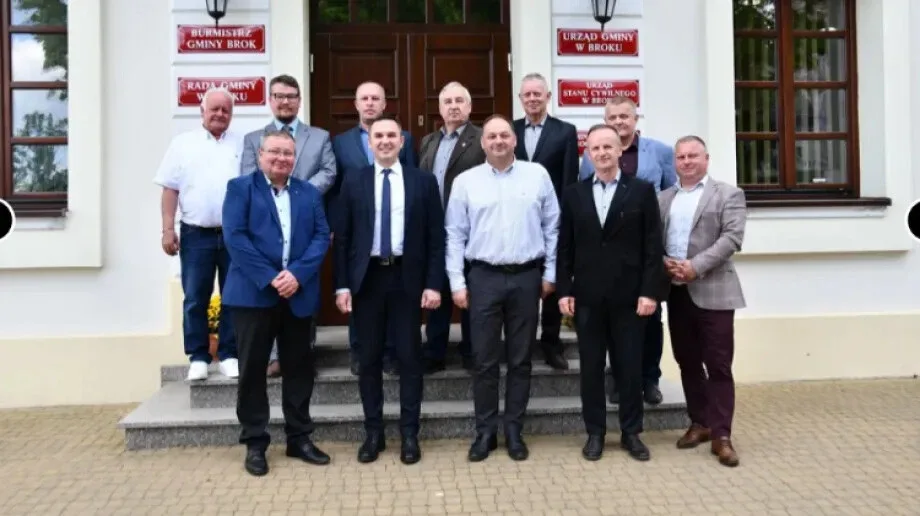 Delegacja z Terespola z wizytą w Broku
