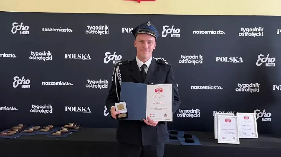 Jakub Kusik super druhem i piłkarzem Ostrovii