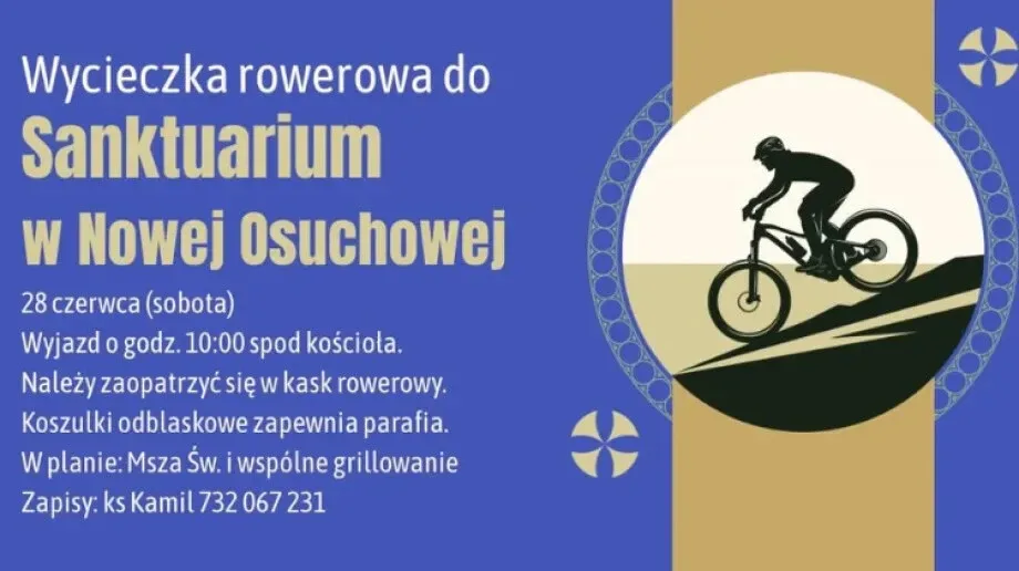 Rowerem do sanktuarium i na grilla! Parafialna akcja już w sobotę