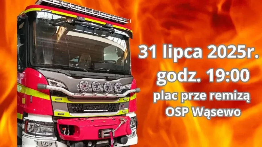 Nowy wóz dla OSP Wąsewo! Będzie uroczyste powitanie