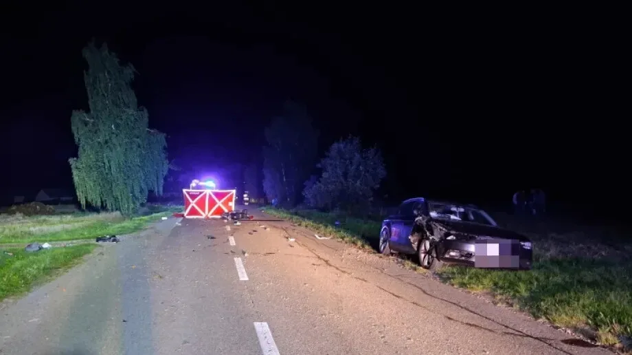 Śmiertelny wypadek w Chmielewie. Audi prowadził kierowca z zakazem