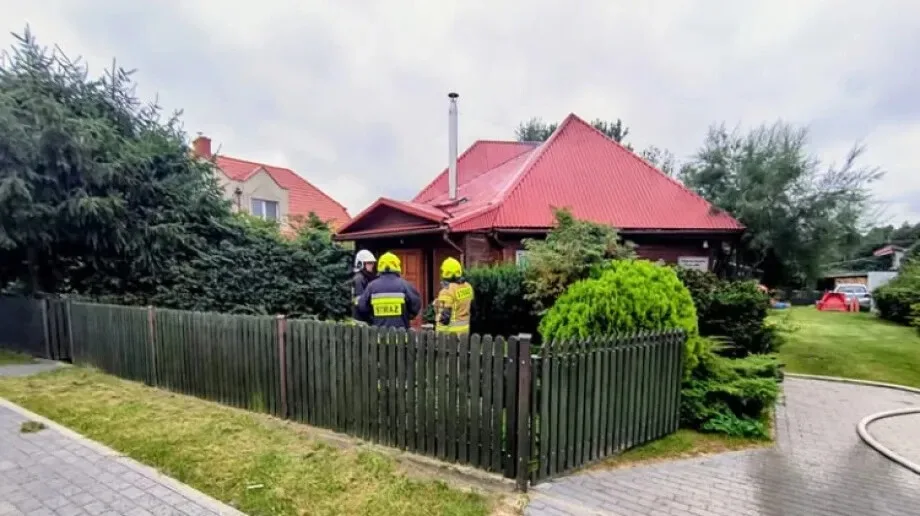 Ogień w Broku! Płonęło poddasze domu na ulicy Akacjowej