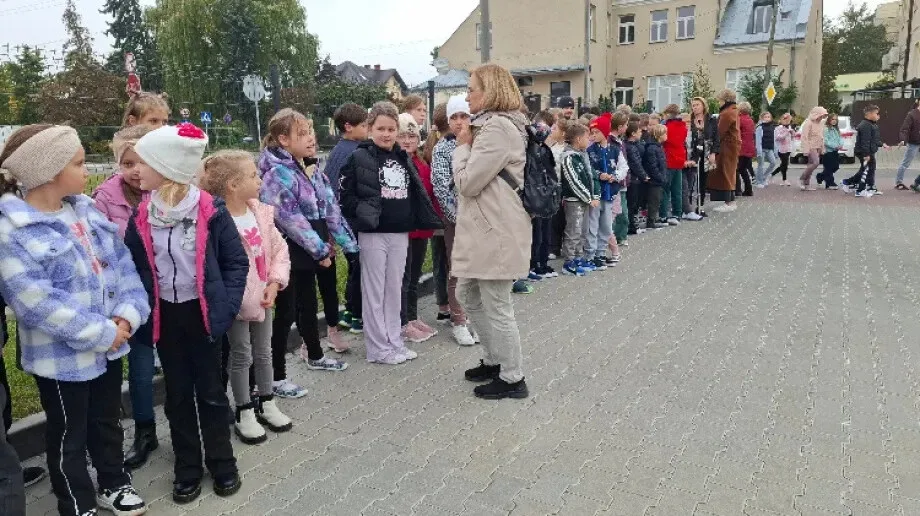 Próbna ewakuacja w Zespole Przedszkolno-Szkolnym