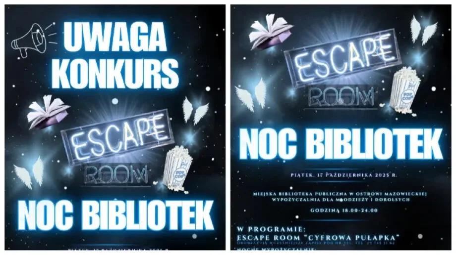 Magiczna noc wśród książek i zagadek