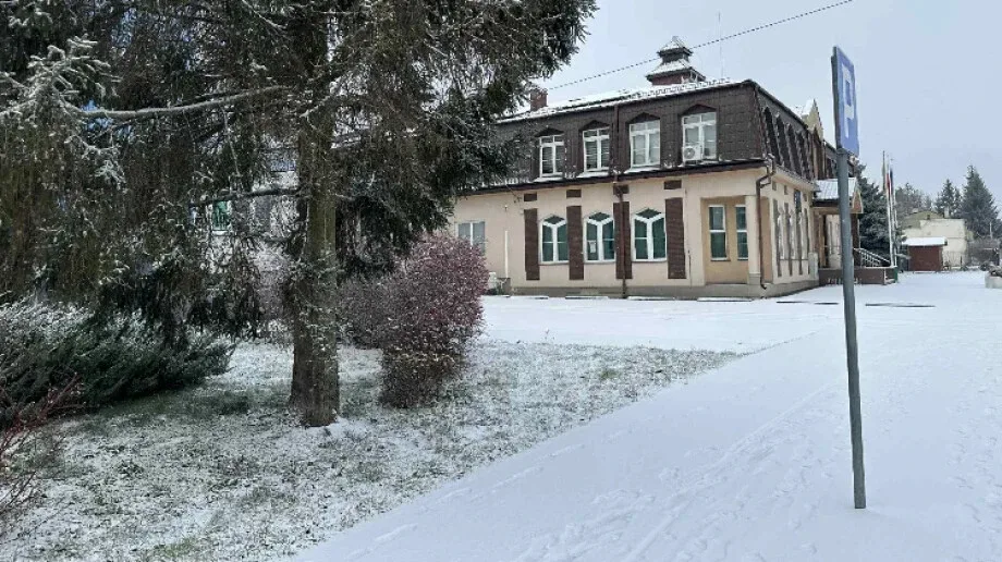 Ostrów Mazowiecka przykryła się białą kołderką