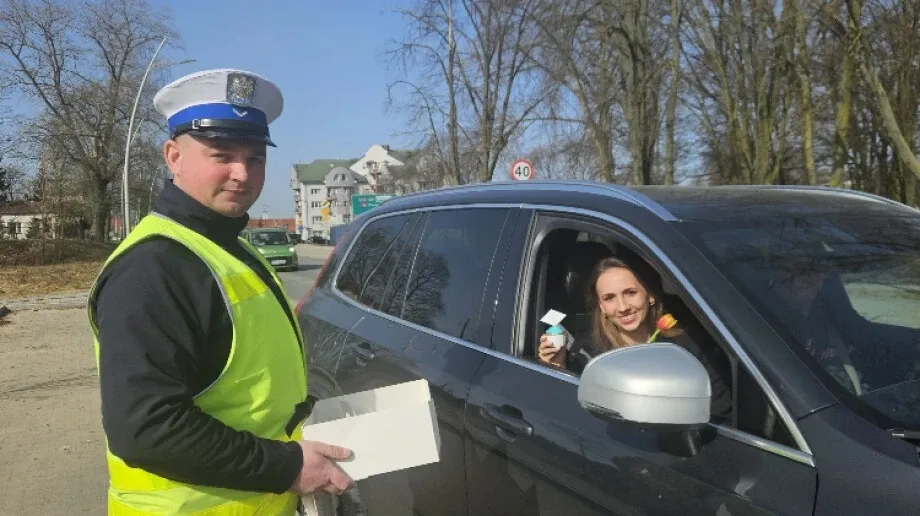 Taka niespodzianka od ostrowskich policjantów