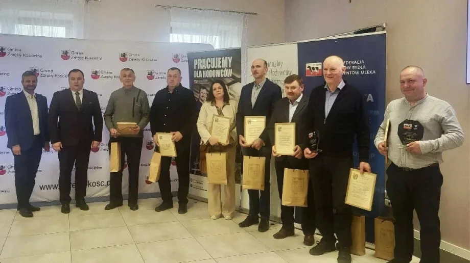 Najlepsi hodowcy bydła mlecznego z powiatu ostrowskiego nagrodzeni