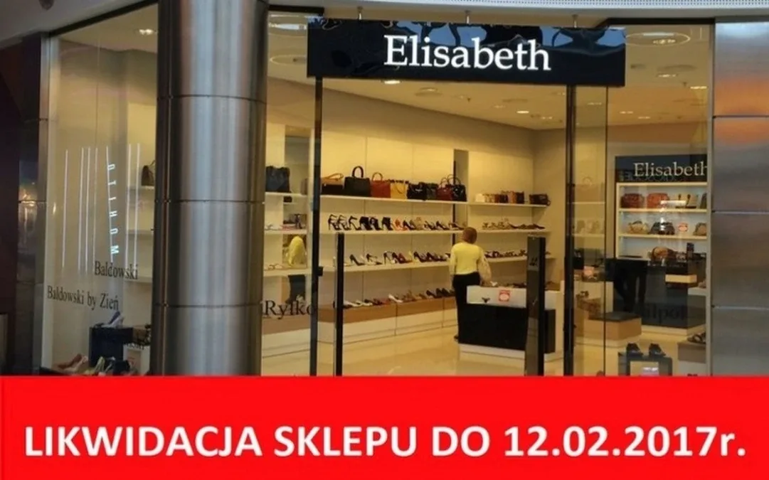 Już tylko do końca weekendu - likwidacja salonu obuwniczego 'Elisabeth' w Galerii Bursztynowej