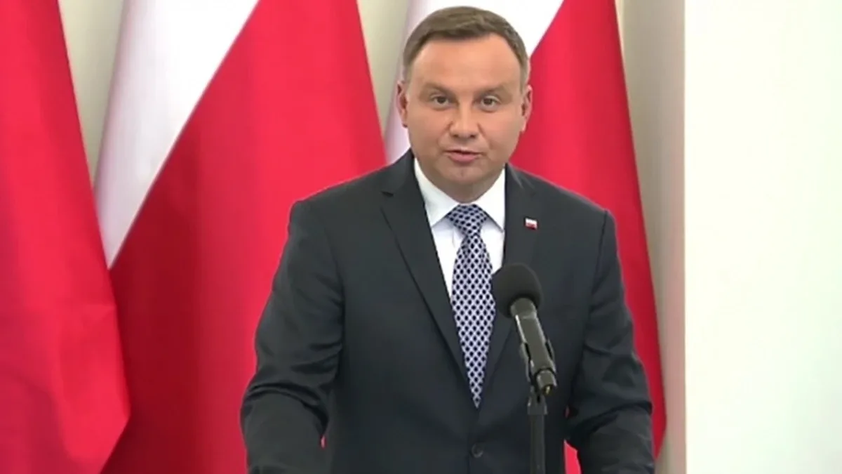 Bez zmiany konstytucji. Nowa propozycja prezydenta ws. wyboru sędziów KRS (wideo)